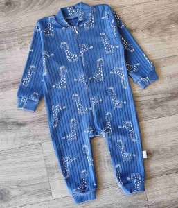 Человечек  "Жираф" синий(темный), мальчик 18-24 месяцев