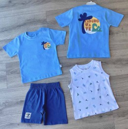 Костюм Nazar Baby "Riding wave" голубой, мальчик 9-12-18-24 месяцев