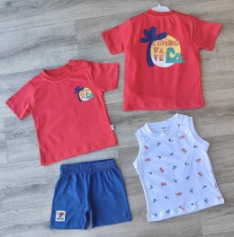 Костюм Nazar Baby "Riding wave" красный, мальчик 9-12-18-24 месяцев