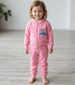 Костюм «Стич» розовый, девочка 9-12мес-2-3-4 лет