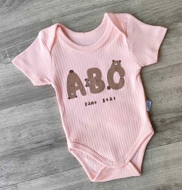 Боди Findik «ABC» персиковый, девочка 3-6-9-12-18 месяцев