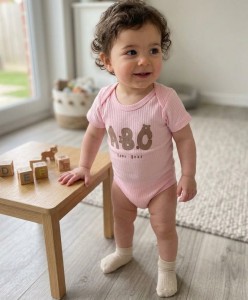 Боди Findik «ABC» розовый, девочка 3-6-9-12-18 месяцев