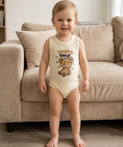 Боди Findik «Smile» молочный, мальчик 3-6-9-12-18 месяцев