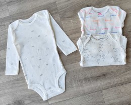 Боди "Микс рисунков" молочный, унисекс 9 месяцев