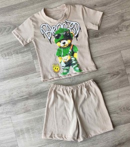 Костюм «Ведмедик» бежевий, хлопчик 9-18міс-3-5 років