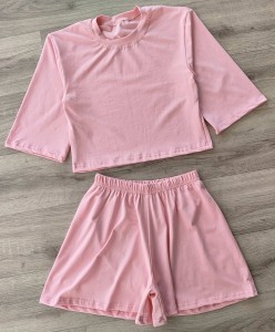 Костюм «Стразы» розовый, девочка 10-11-12-13 лет