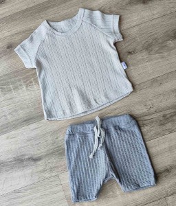 Костюм «Однотонний» сірий, унісекс 3-6-9-12 місяців