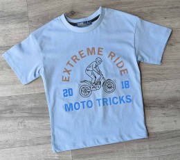 Футболка CMK «Moto tricks» блакитний, хлопчик 3-5-7-9-11 років