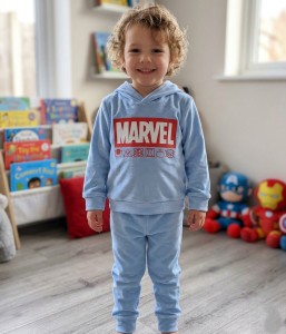 Костюм "Marvel" блакитний, хлопчик 3-5-7-9 років