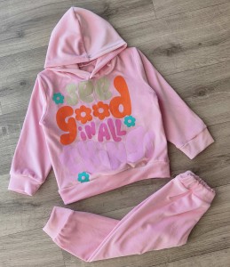 Костюм "See good" рожевий, дівчинка 3-5-7-9 років