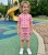 Костюм «Сердечко» розовый , девочка 2-3-4-5 лет, фото