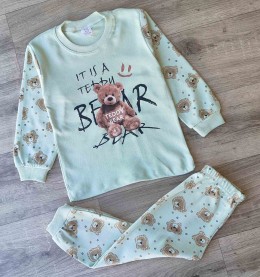 Піжама Supermini "Teddy bear" зелений, хлопчик 4-5-6 років