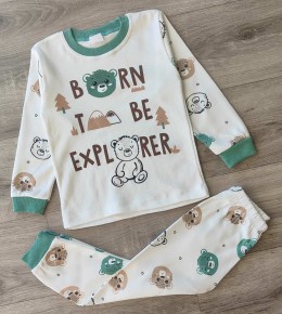 Піжама Supermini "Born" зелений, хлопчик 4-5-6 років