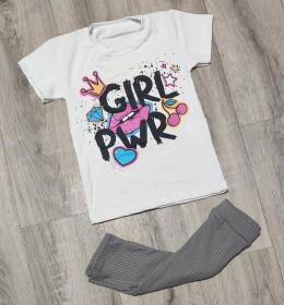 Костюм «Girls» сірий(графітовий), дівчинка 3-5-7-9 років
