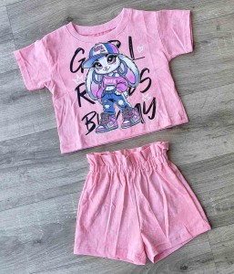 Костюм «Girl» розовый, девочка 2-3-4-5-6 лет