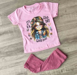 Костюм «Good» розовый2, девочка 1,5-3-5-7-9 лет