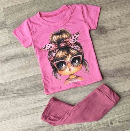 Костюм «Девочка» малиновый, девочка 1,5-3-5-7-9 лет