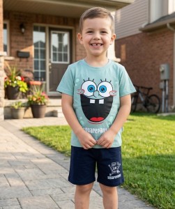 Костюм "Squarepants" Бірюзовий, хлопчик 3-4-5-6 років