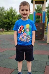 Костюм Brano "Brawl Stars" синий, мальчик 2-3-4-5-7 лет