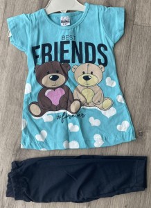 Костюм Kuculmus "Friends" бірюзовий, дівчинка 3-4-5-6 років