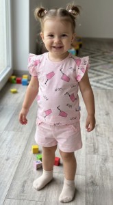Костюм Babygo «Wasэk» розовый, девочка 3-4-5-6 лет